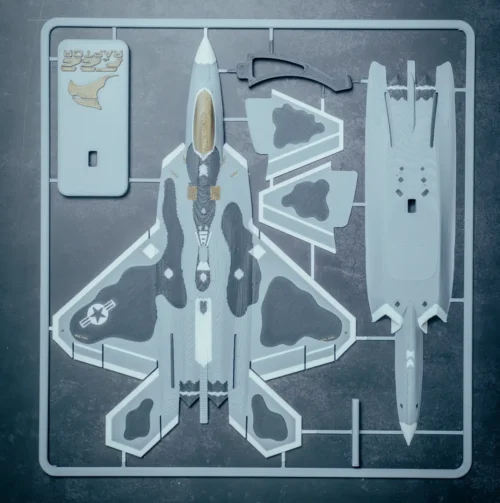 TARJETA ARMABLE: F-22 RAPTOR